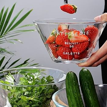 【新品】mono Filio 箱付き ガラスボウル　サラダボウル フルーツボウル Amazon｜1pc フルーツサラダボウルガラススナック容器